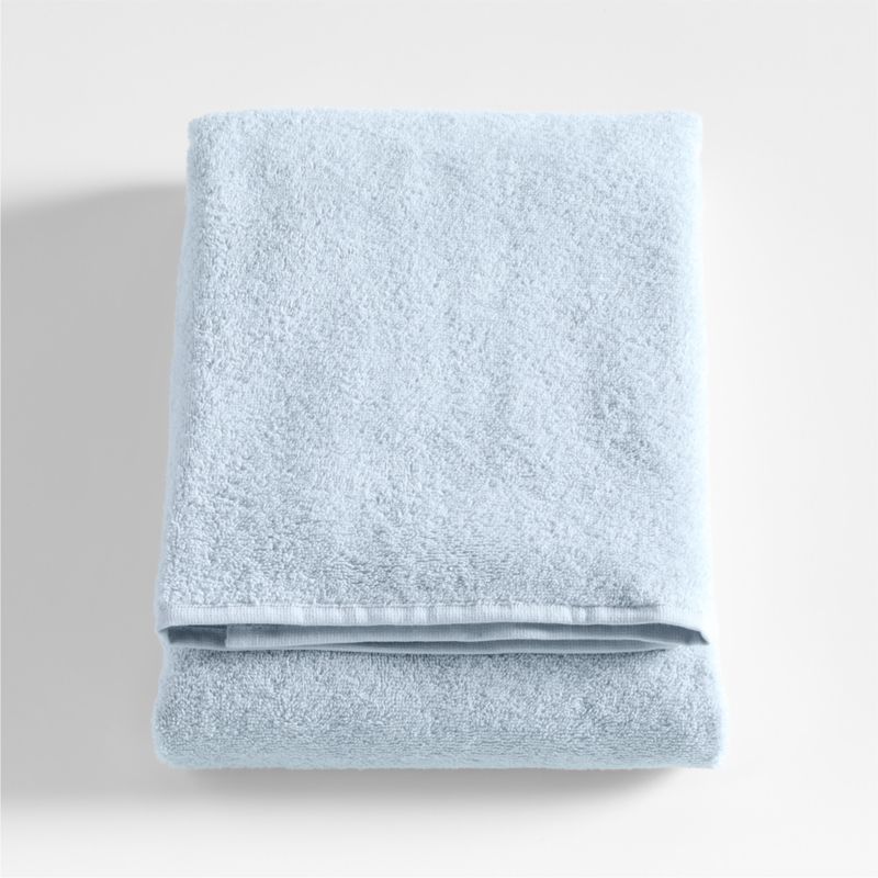 Dorm Turkish Organic Cotton Sky Blue Bath Towel added by Spoak Member