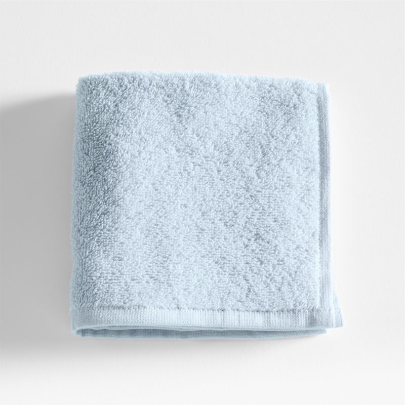 Dorm Turkish Organic Cotton Sky Blue Washcloth added by Spoak Member