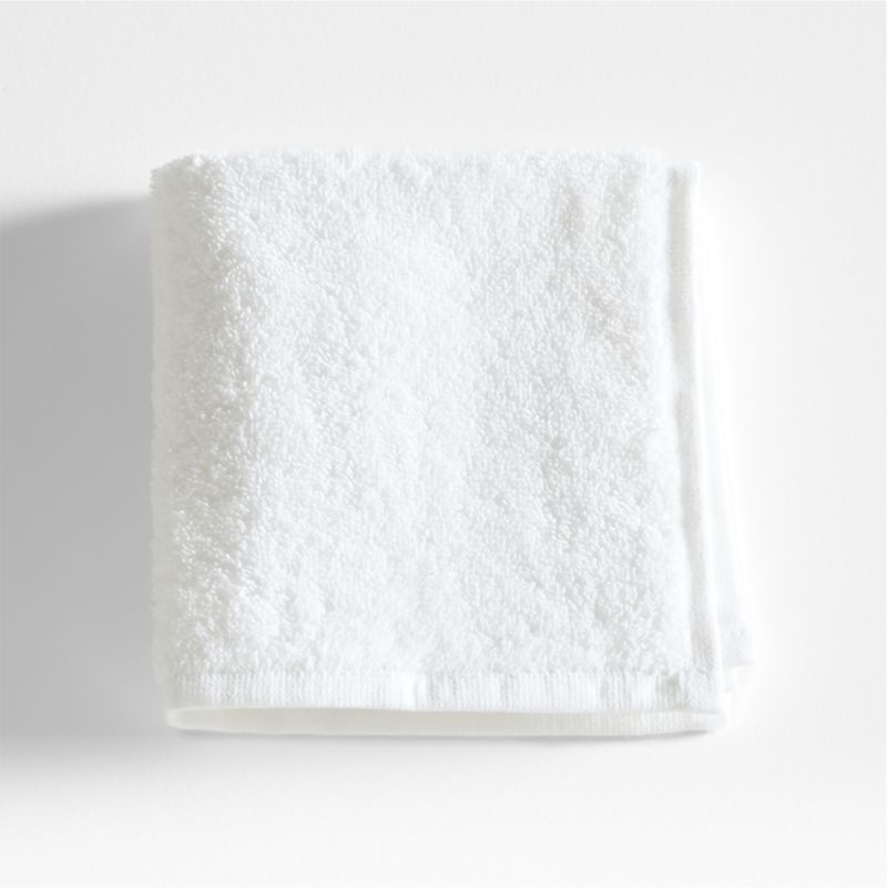 Dorm Turkish Organic Cotton Crisp White Washcloth added by Spoak Member