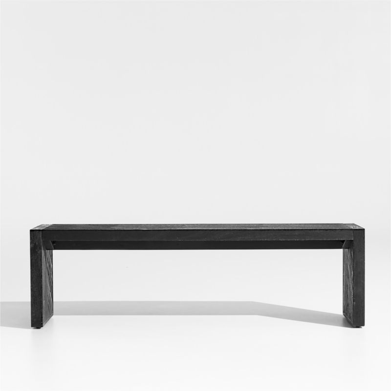 Dunewood 61" Charcoal Wood Dining Bench added by Spoak Member