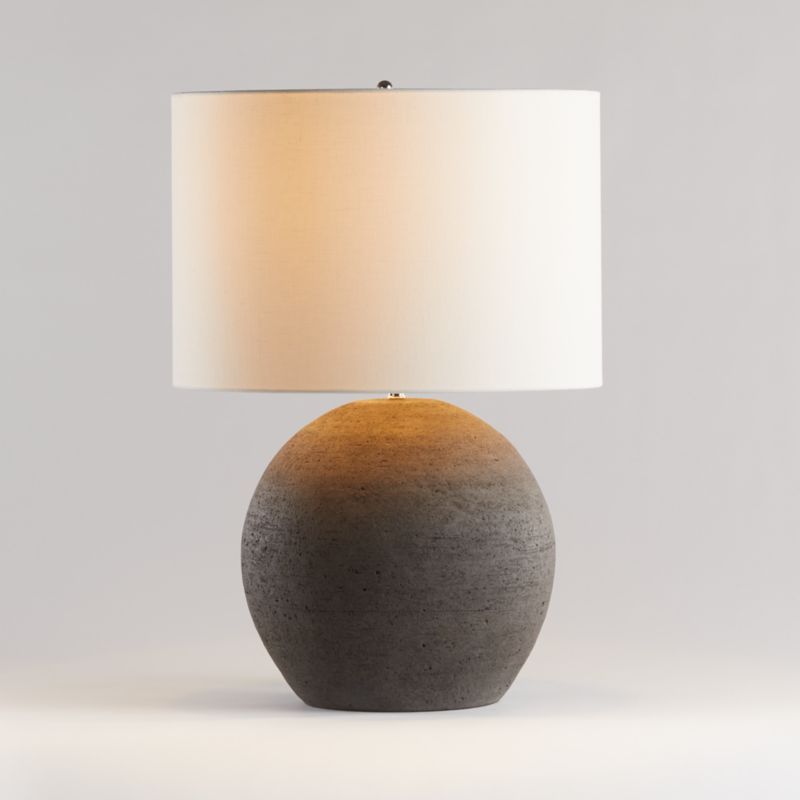 Esphera Grey Round Table Lamp 26.8" added by Spoak Member