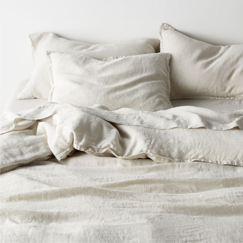 New Natural EUROPEAN FLAX ™-Certified Linen Warm Natural King Duvet Cover added by Spoak Member
