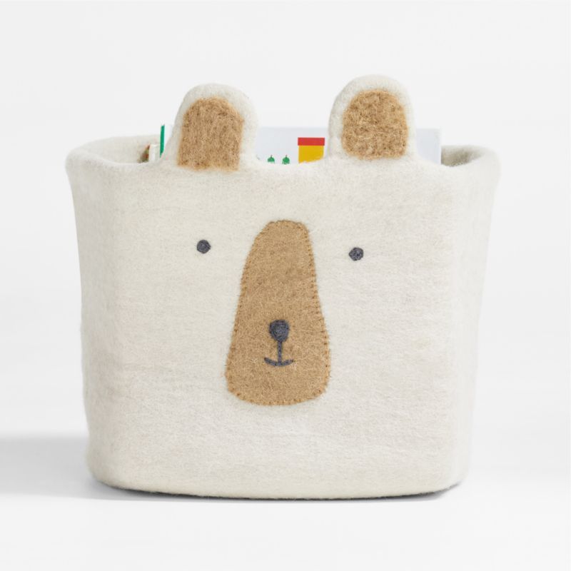 Bear Felt Shelf Storage Bin, Set of 4 added by Spoak Member