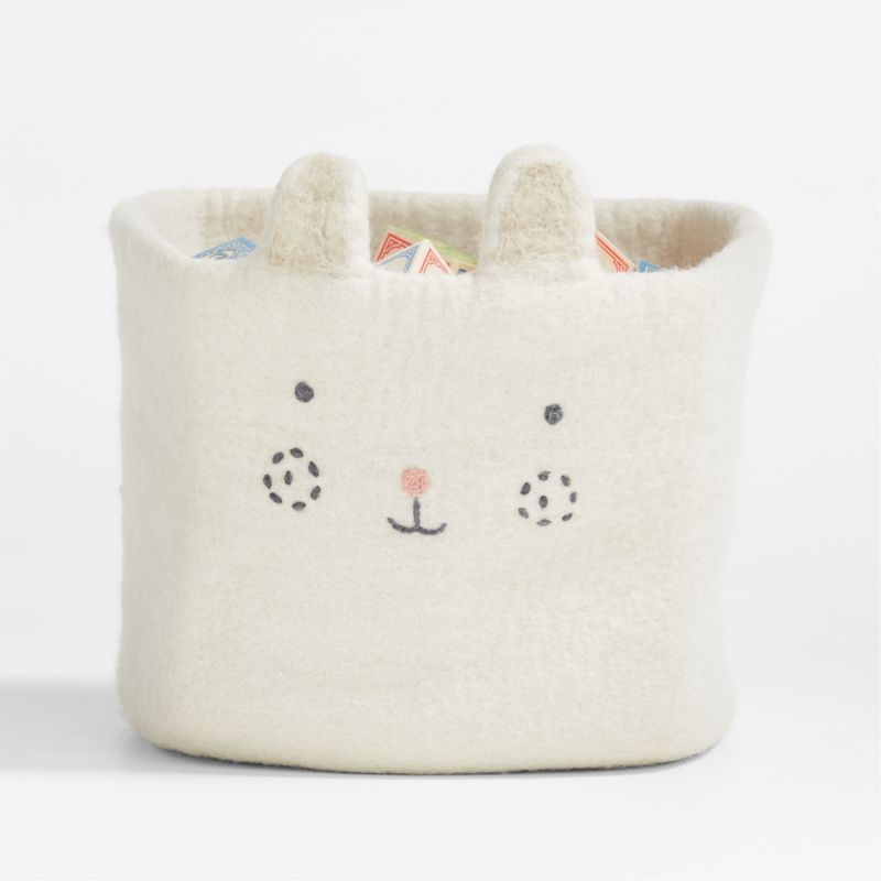 Bunny Felt Shelf Storage Bin added by Spoak Member