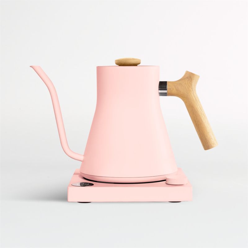 Fellow Stagg EKG Warm Pink Electric Pour-Over Tea Kettle with Maple Handle + Reviews | Crate & Barrel added by Erin Murrock