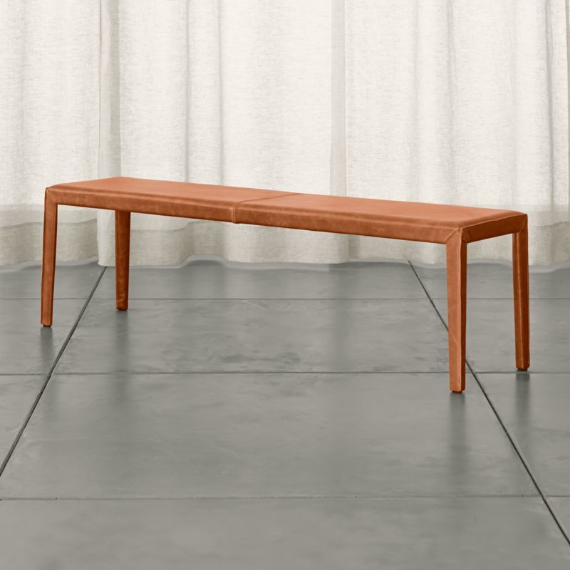 Folio Whiskey Brown Top-Grain Leather 64" Bench added by Spoak Member
