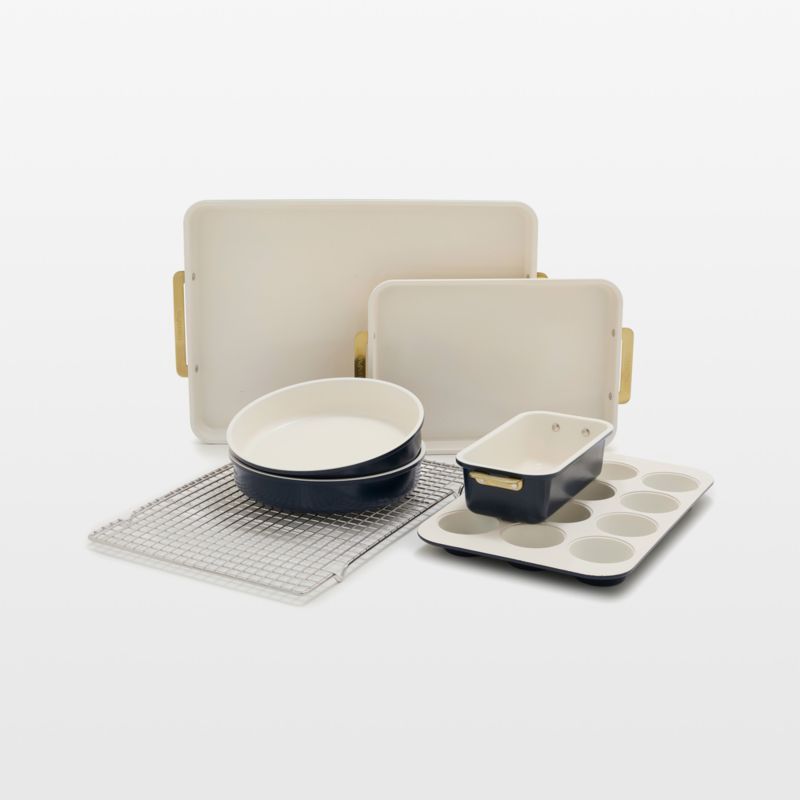 GreenPan Reserve Healthy Ceramic Nonstick Bakeware 7-Piece Set in Oxford Blue added by Spoak Member