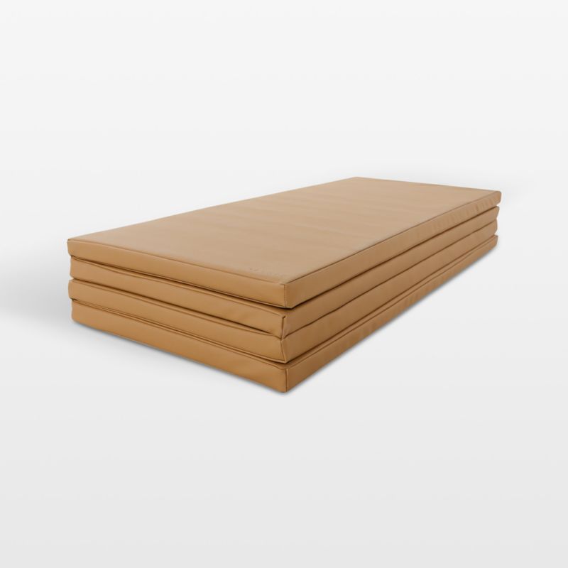 Gathre Camel Brown Vegan Leather Toddler Tumbling Mat added by Spoak Member