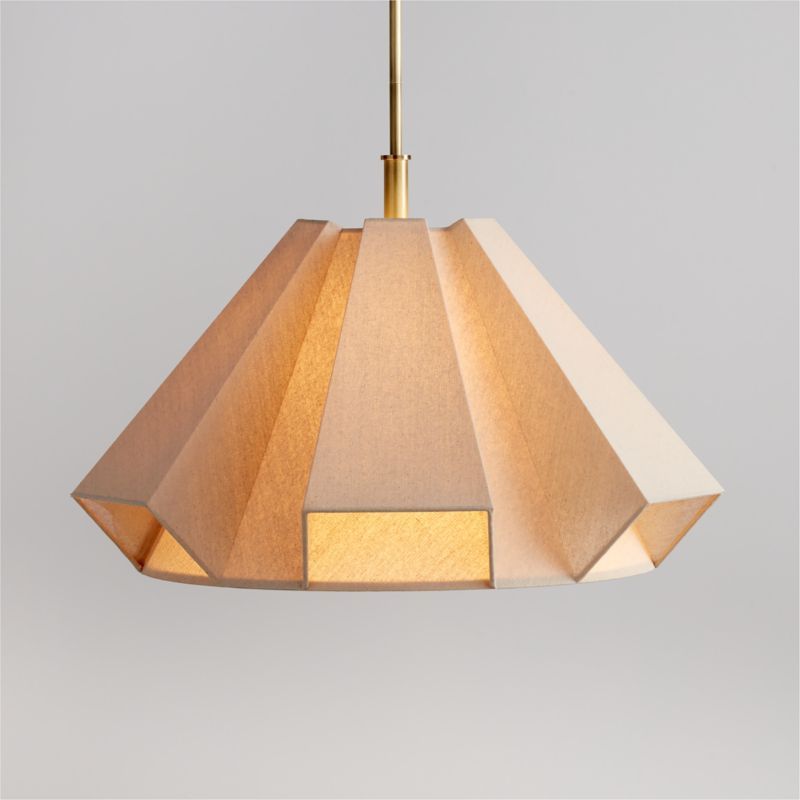 Gavin Geometric Linen Pendant Light added by Spoak Member