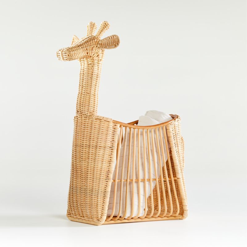 Giraffe Rattan Floor Storage Basket added by Spoak Member