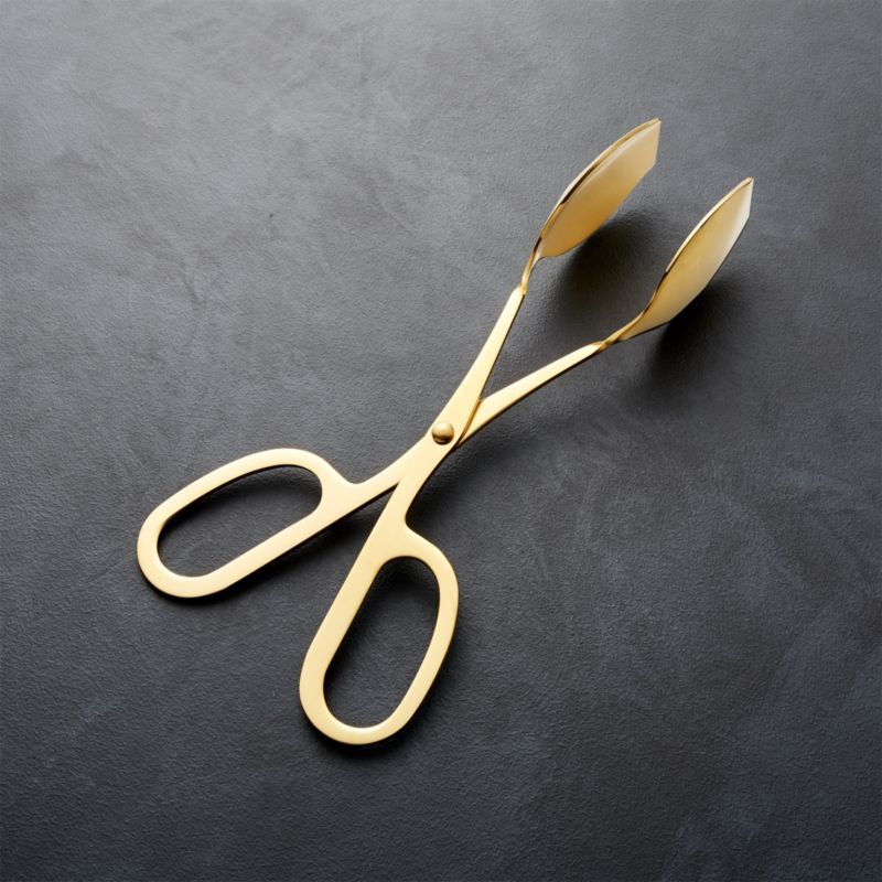 Gold Mini Scissor-Handled Serving Tongs added by Spoak Member
