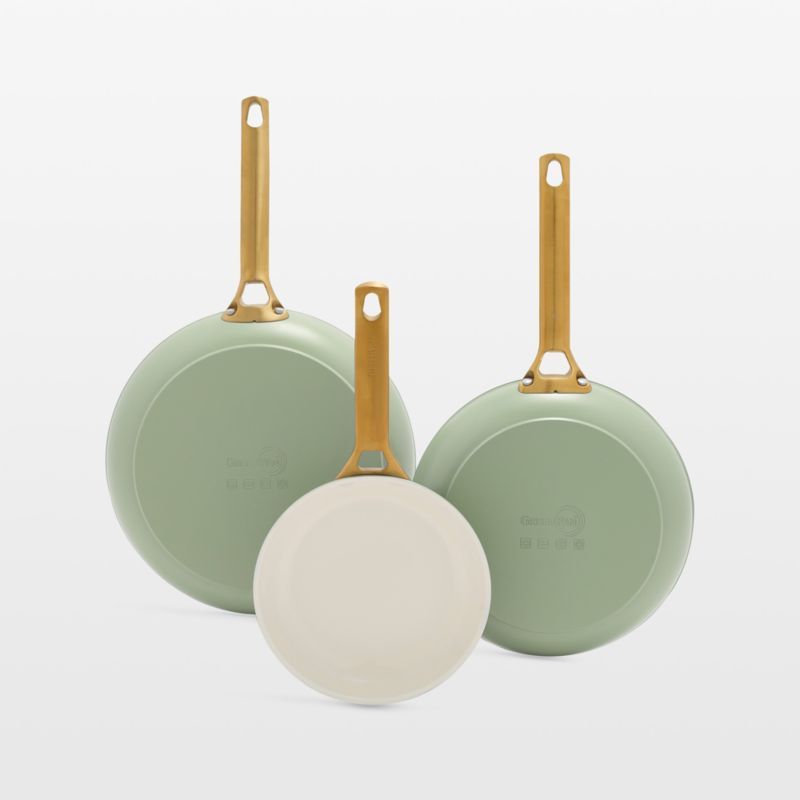GreenPan ™ Reserve Sage 3-Piece Ceramic Non-Stick Fry Pan Set added by Spoak Member