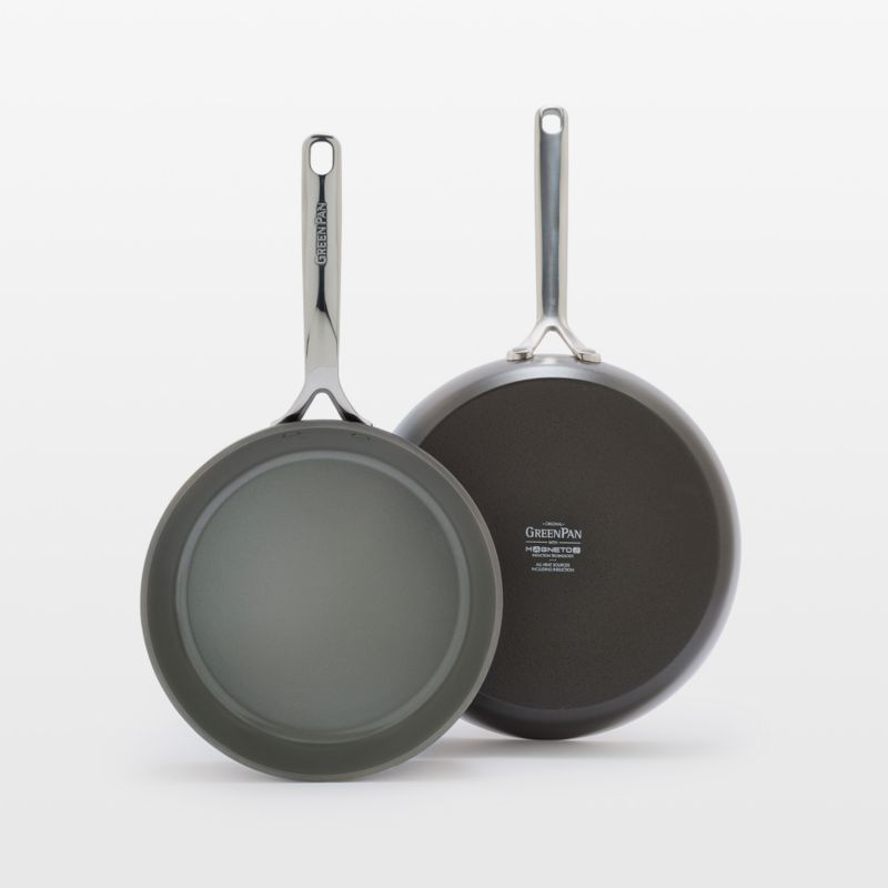 Greenpan ™ GP5 Cocoa Hard-Anodized Ceramic Non-Stick 9.5" and 11" Fry Pan Set added by Spoak Member