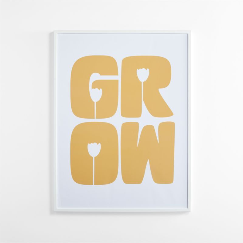 Grow Large Framed Wall Art Print added by Spoak Member