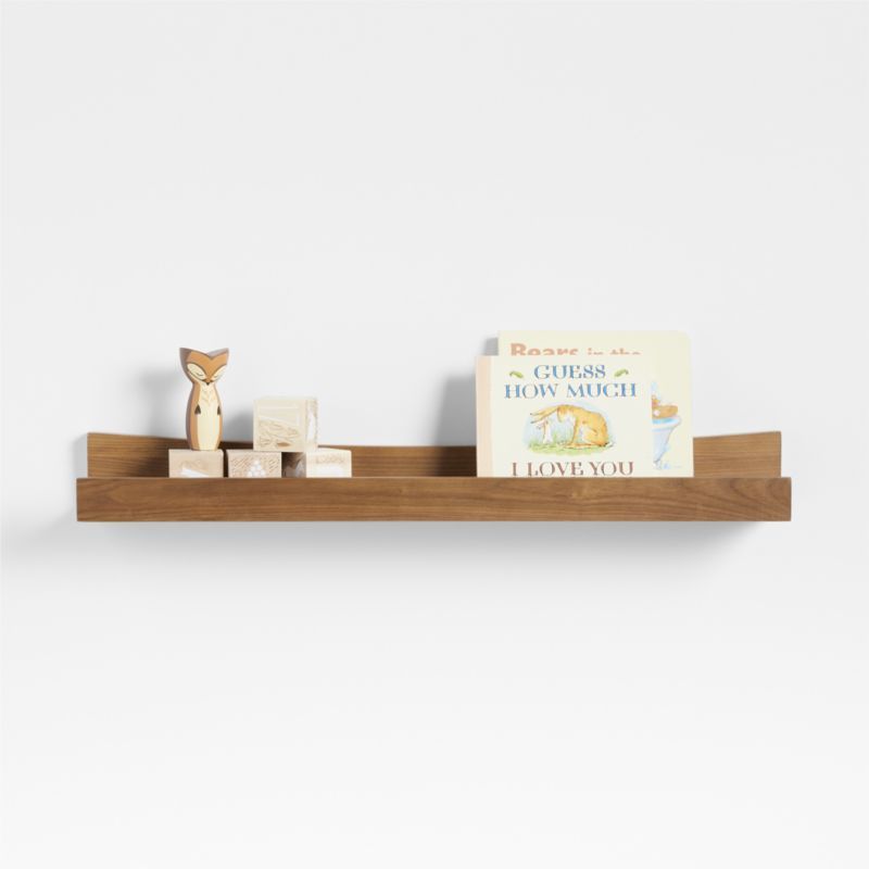 Hampshire Natural Brown Wood Kids Book Ledge Shelf added by Spoak Member
