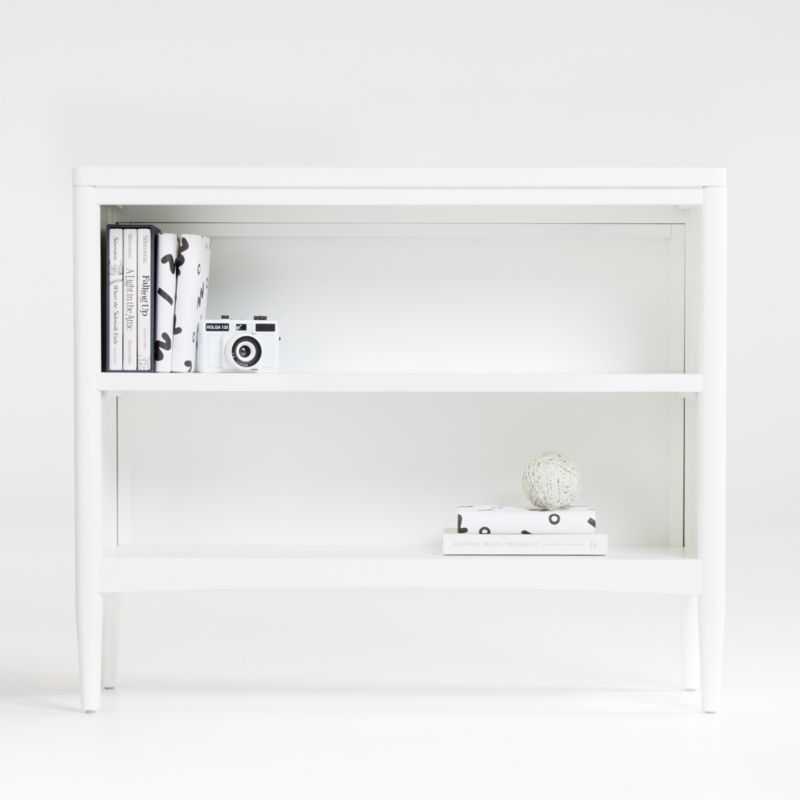 Hampshire Small White Wood 2-Shelf Bookcase added by Spoak Member