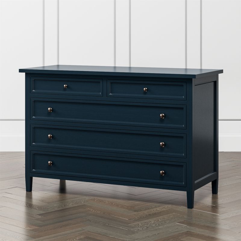 Harbor Indigo 5-Drawer Dresser + Reviews | Crate & Barrel added by Hebe Montealegre