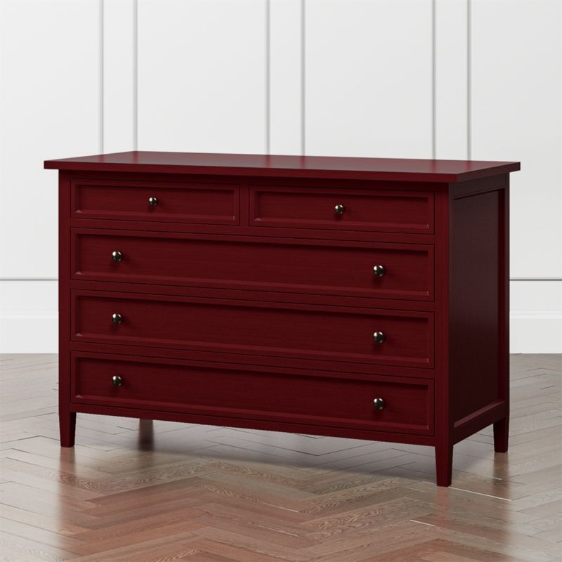 Harbor Red 5-Drawer Dresser + Reviews | Crate & Barrel added by Spoak Member