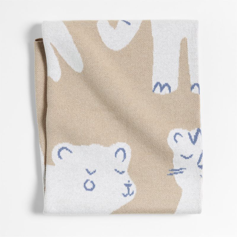 Heirloom Animal Printed Organic Cotton Baby Stroller Blanket added by Spoak Member