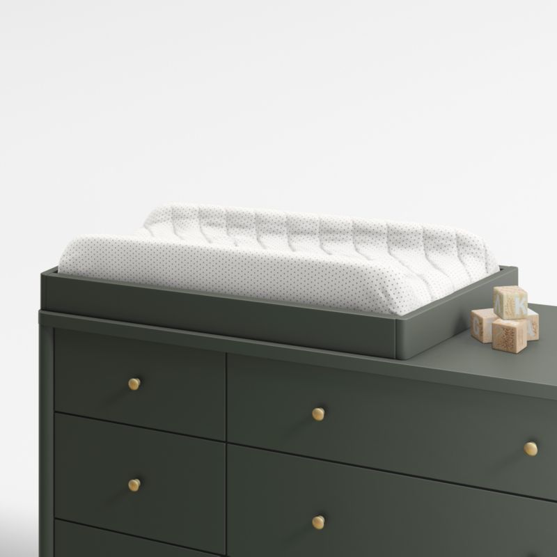 Olive Green Wood Baby Changing Table Topper added by Spoak Member