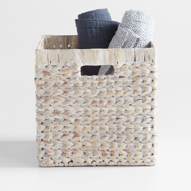 Homespun Washed Wicker Shelf Storage Bin by Leanne Ford, Set of 4 added by Spoak Member