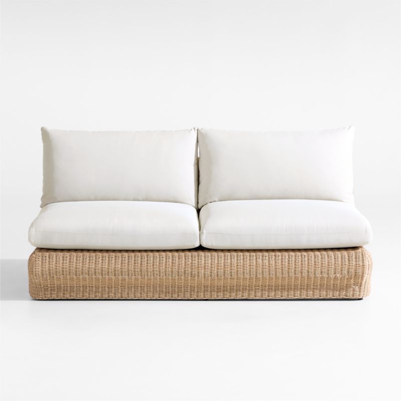 Ipanema Wicker Armless Outdoor Sofa with Cushions added by Spoak Member