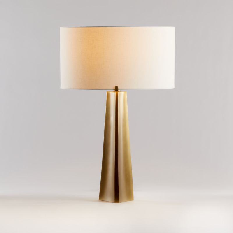 Isla Brass Triangle Table Lamp 26" added by Spoak Member
