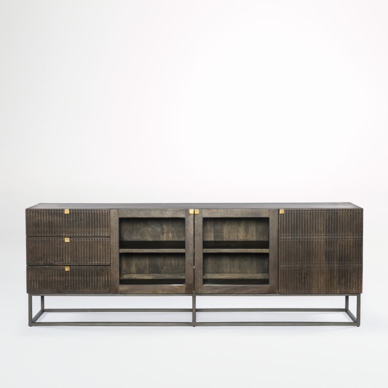 Ivan 79" Storage Media Console with Drawers added by Spoak Member