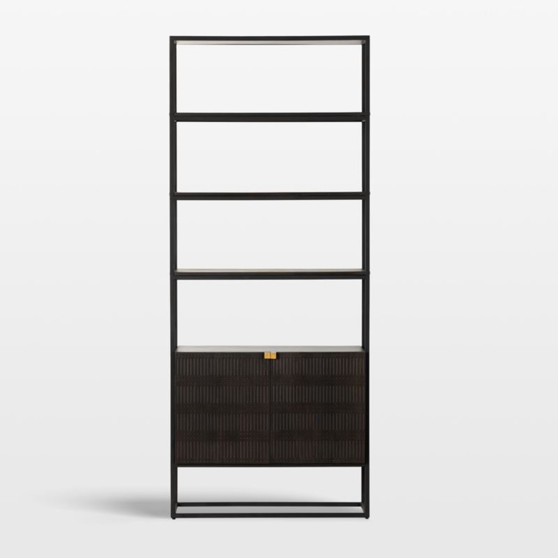 Ivan Dark Brown Wood Storage Bookcase added by Spoak Member