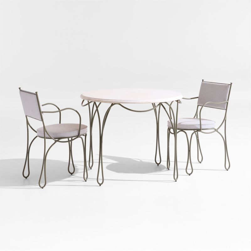 The Harpen Metal Bistro Outdoor Dining Set by Jake Arnold added by Spoak Member