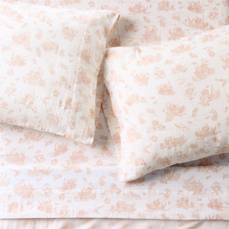 Seafield Pink Supersoft Kid's Queen Sheet by Jake Arnold added by Spoak Member