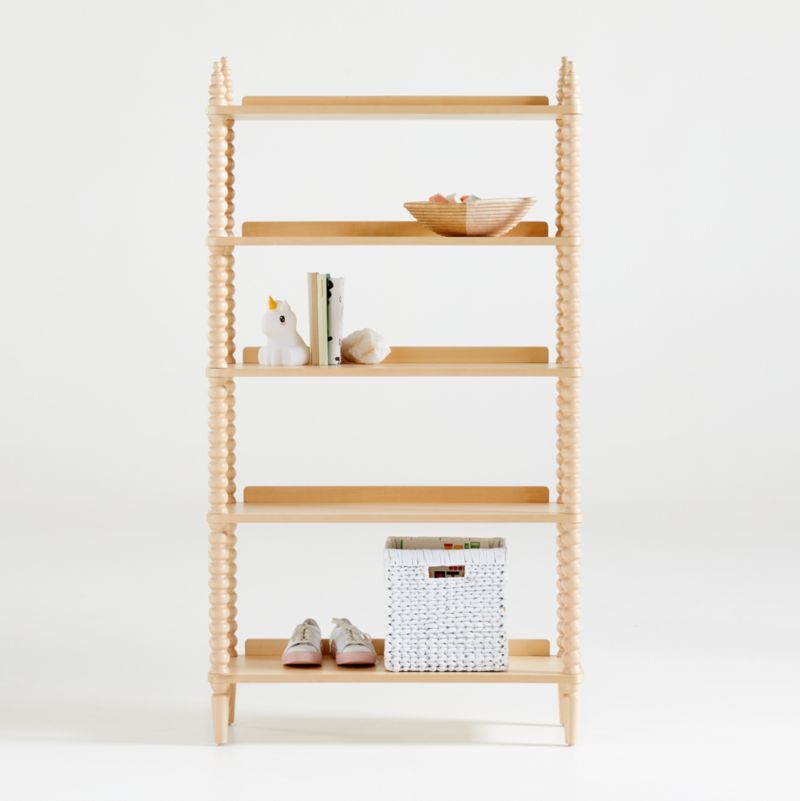 Jenny Lind Maple Wood Spindle 5-Shelf Bookcase added by Spoak Member