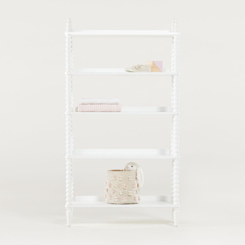Jenny Lind White Wood Spindle 5-Shelf Bookcase added by Spoak Member