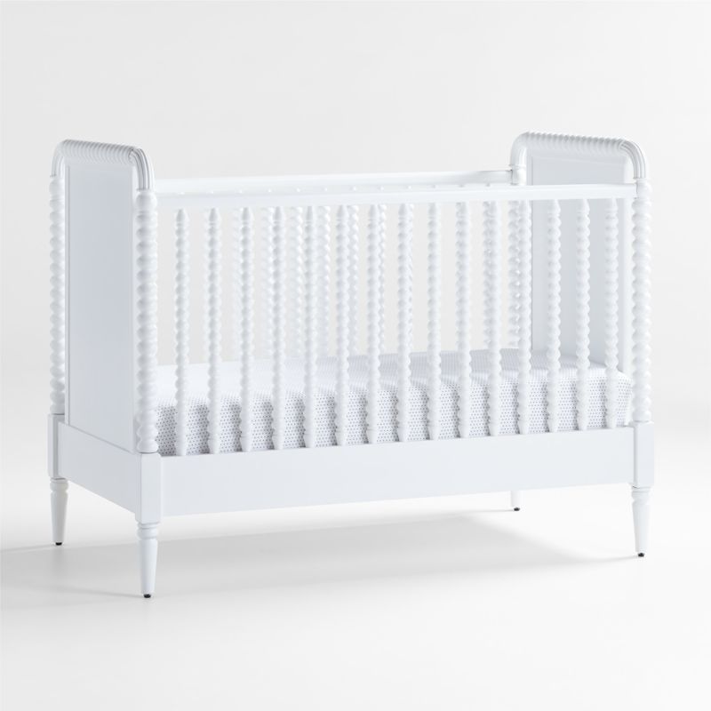 Jenny Lind Heirloom White Wood Convertible Baby Crib with Toddler Bed Rail added by Spoak Member