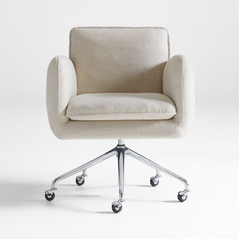 Jens Plush Ivory Office Chair added by Spoak Member