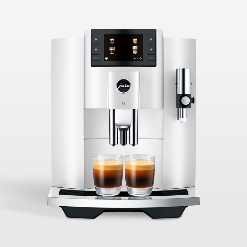 JURA ® E8 Automatic Espresso Machine in Piano White added by Spoak Member