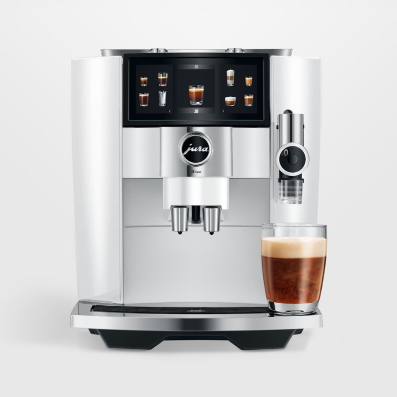 JURA ® J8 twin Automatic Espresso Machine in Diamond White added by Spoak Member