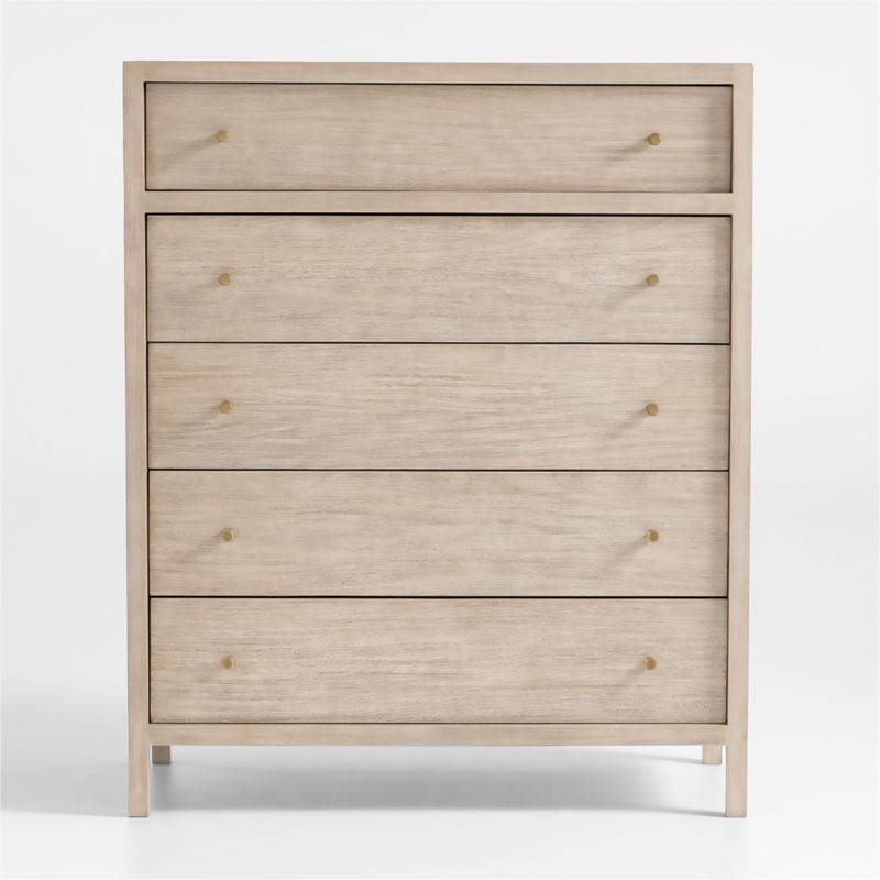 Keane Weathered Natural Solid Wood 5-Drawer Chest added by Spoak Member