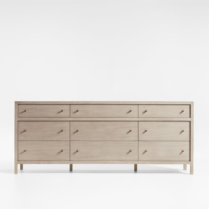 Keane 83.5" Weathered Natural Solid Wood 9-Drawer Dresser added by Spoak Member