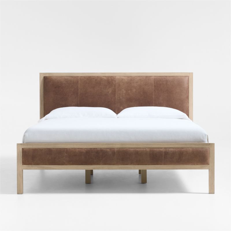 Keane Weathered Natural Wood and Leather King Bed added by Spoak Member