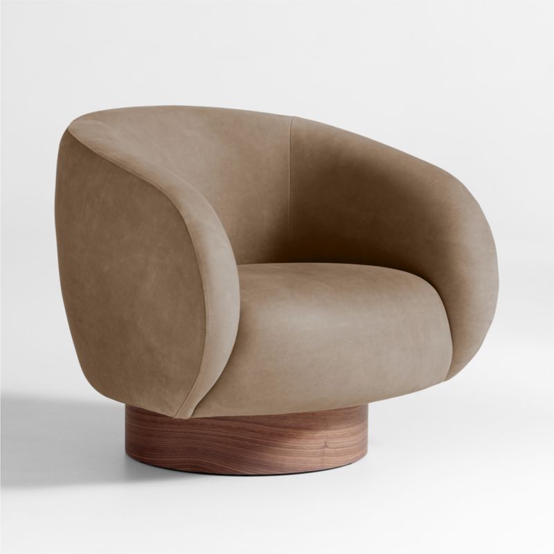 Kessler Leather Swivel Accent Chair added by Spoak Member