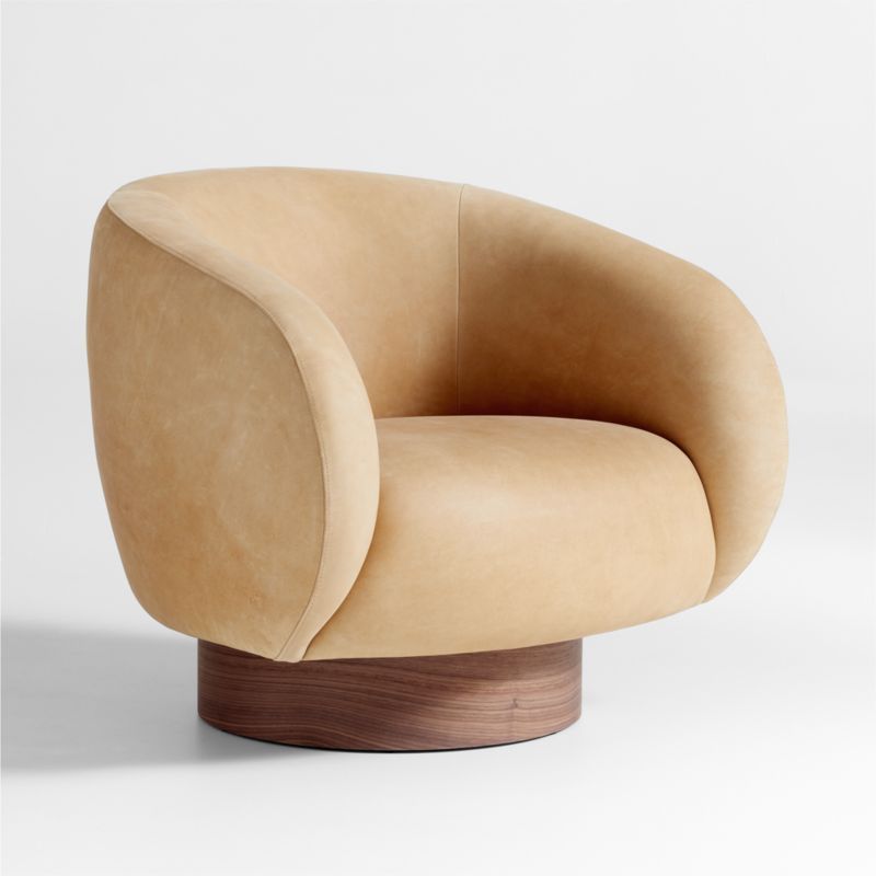 Kessler Leather Swivel Accent Chair added by Spoak Member