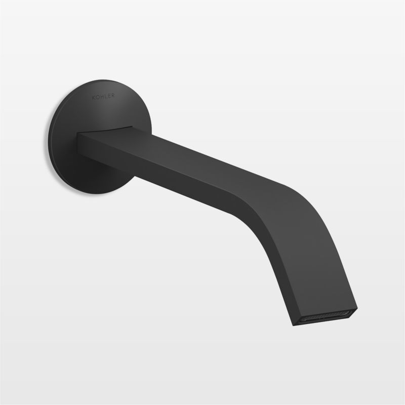 Kohler ® Components ® Black Wall-Mounted Bathroom Sink Faucet and Handles added by Spoak Member
