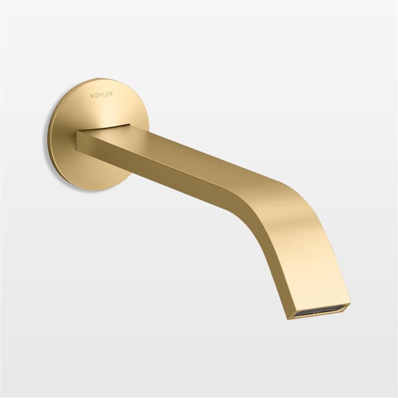 Kohler ® Components ® Brass Wall-Mounted Bathroom Sink Faucet and Handles added by Spoak Member