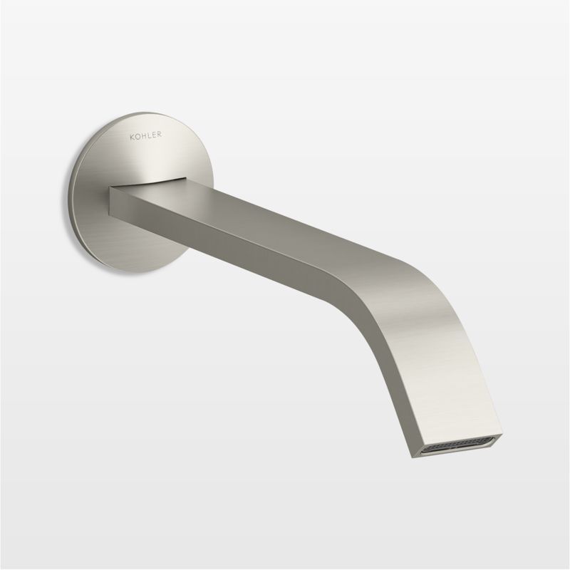 Kohler ® Components ® Nickel Wall-Mounted Bathroom Sink Faucet and Handles<br /> added by Spoak Member