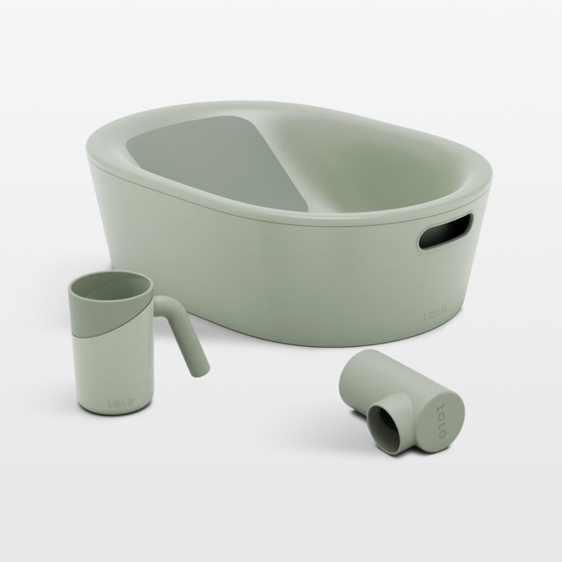 Lalo Sage Green Baby Bathtime Starter Set added by Spoak Member