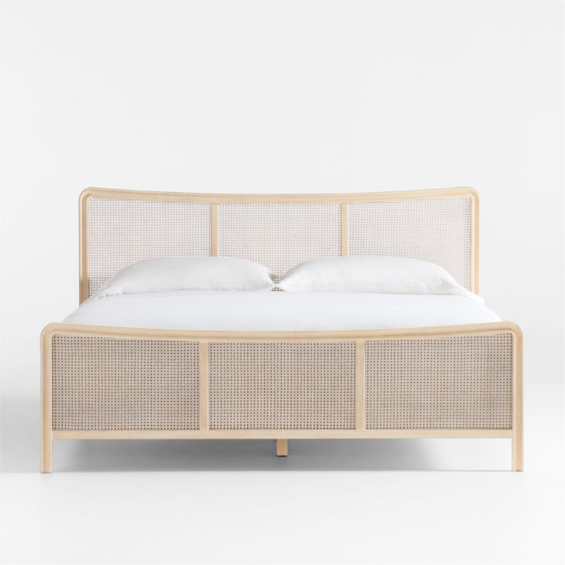 Fields Cane and White Oak Wood King Bed by Leanne Ford added by Spoak Member