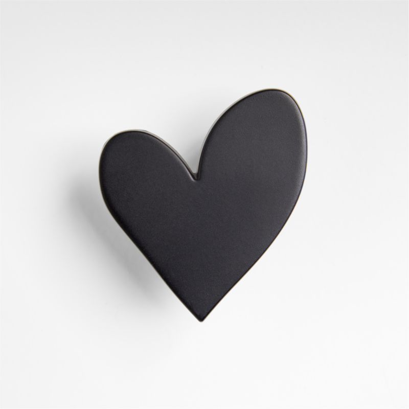 Heart Black Dresser Knob by Leanne Ford added by Spoak Member