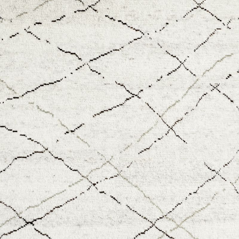 Larache Wool Moroccan Ivory Rug 12"x18" Swatch added by Spoak Member