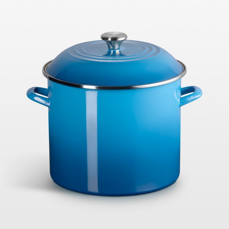 Le Creuset ® 16-Qt. Marseille Enameled Stockpot with Stainless Steel Knob added by Spoak Member